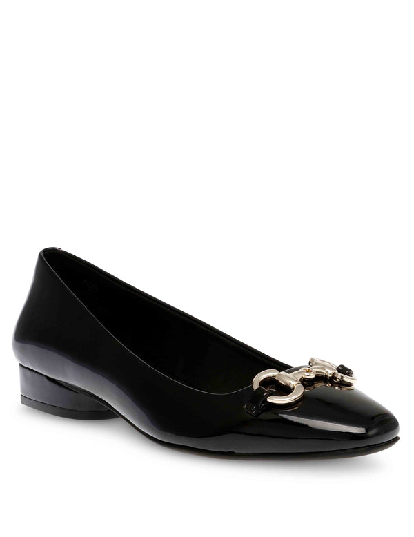 anne klein Cora Flat Black Patent