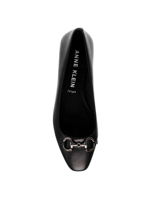 Anne Klein Cora Flat Black Smooth