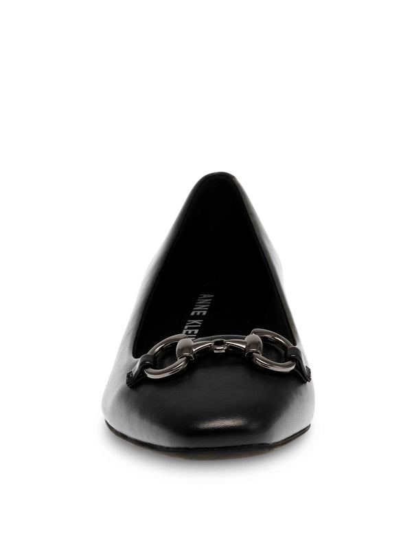 Anne Klein Cora Flat Black Smooth