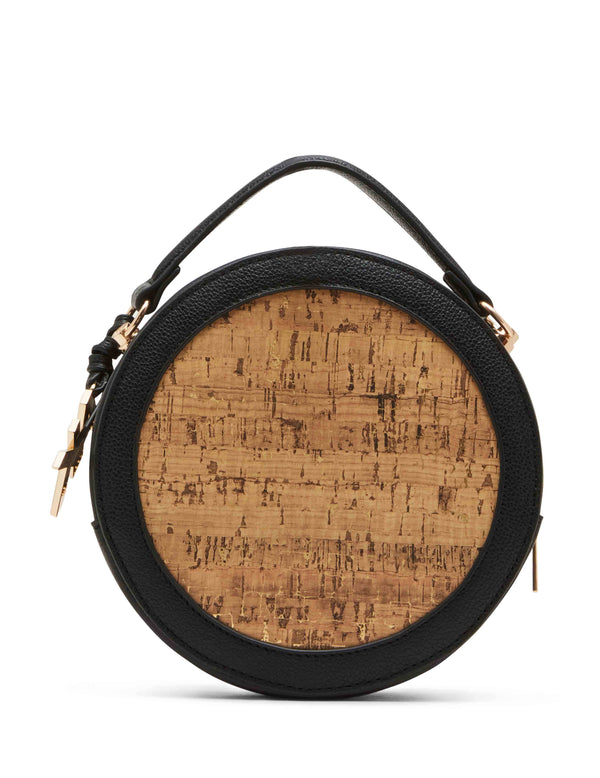 Anne Klein Cork Circle Bag With Convertible Strap