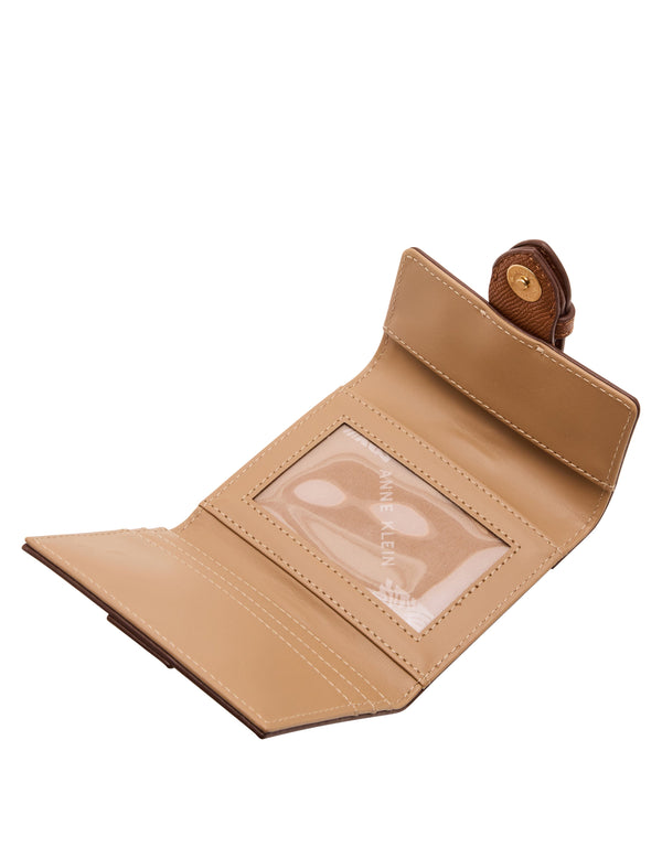 Anne Klein Covered Buckle Trifold Wallet