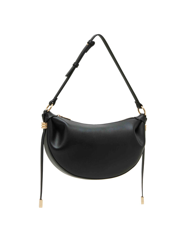 Anne Klein Crescent Shoulder Bag Black