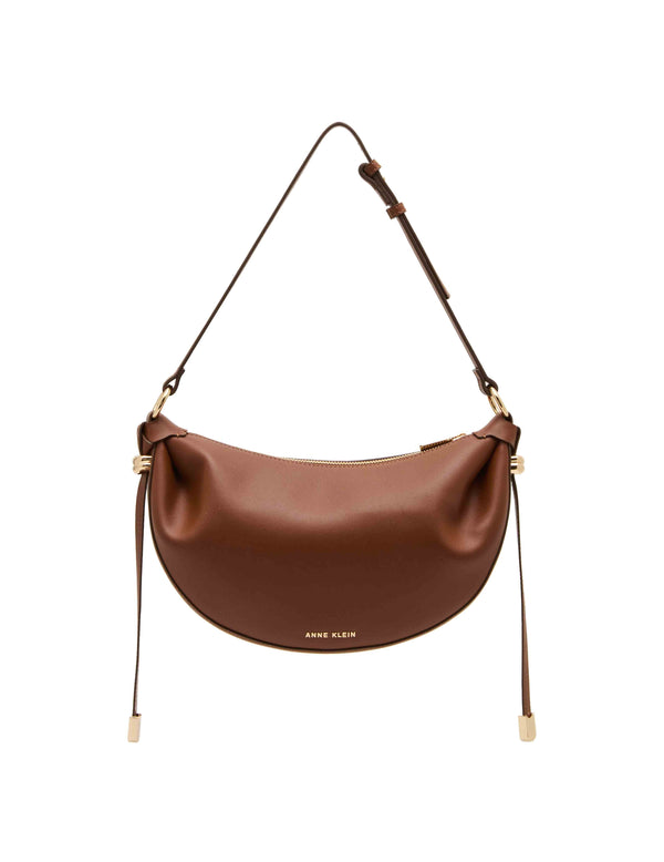 Anne Klein Crescent Shoulder Bag Hazelnut