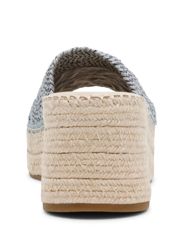 Anne Klein Cruz Platform Sandal Light Blue