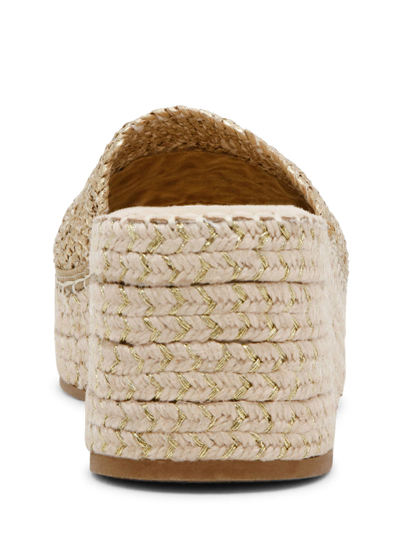 Anne Klein Cruz Platform Sandal Light Gold