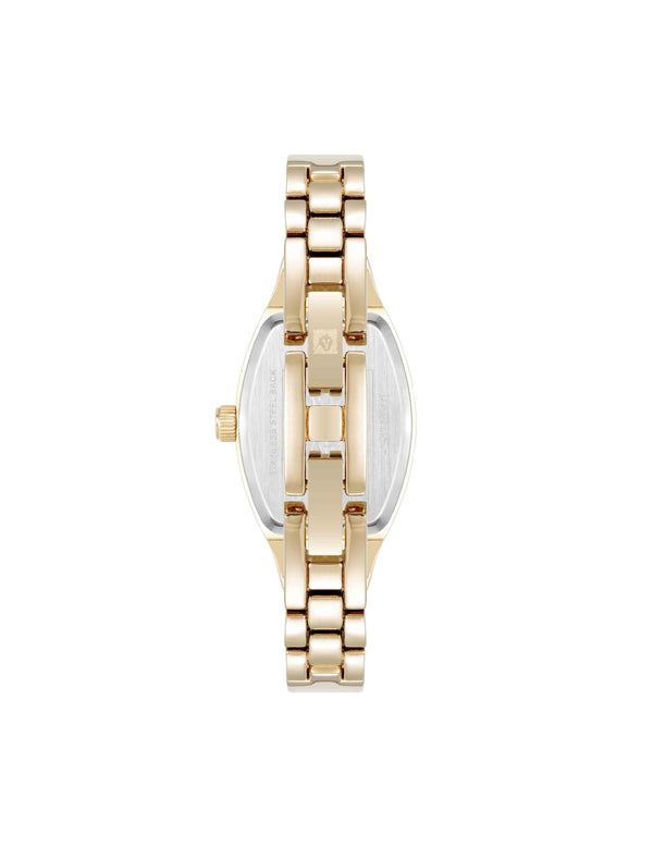 Anne Klein Cushion Case Bangle Watch Gold-Tone