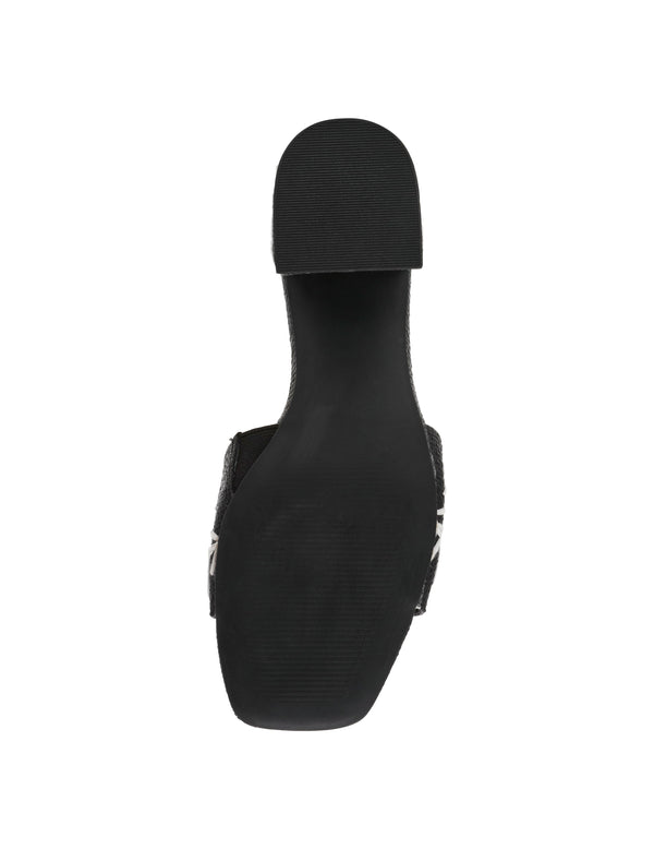 Anne Klein Dolls Dress Sandal Black Multi