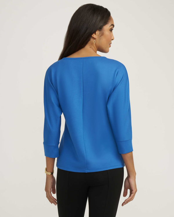 Anne Klein Dolman Seam Pullover- Sale Dark Azure