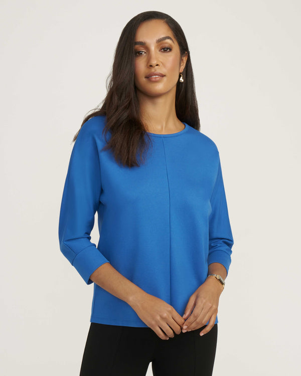 anne klein Dolman Seam Pullover- Sale Dark Azure