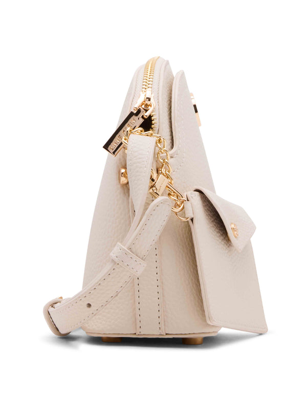 Anne Klein Anne Klein Dome Crossbody With Detachable Card Case Parchment