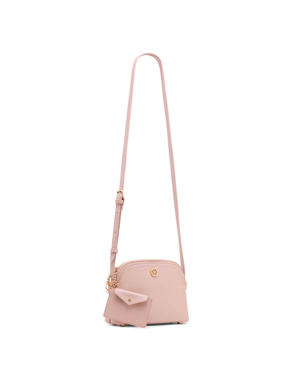 Anne Klein Anne Klein Dome Crossbody With Detachable Card Case Cameo Rose