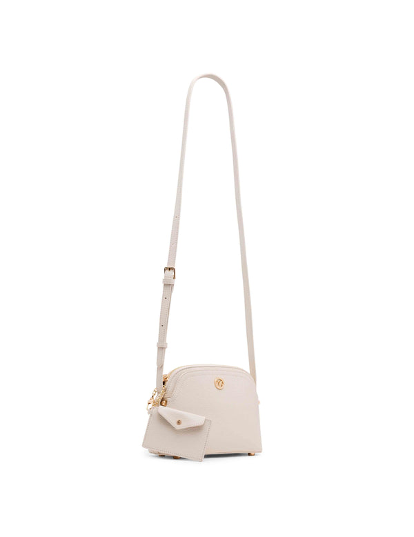 Anne Klein Anne Klein Dome Crossbody With Detachable Card Case Parchment