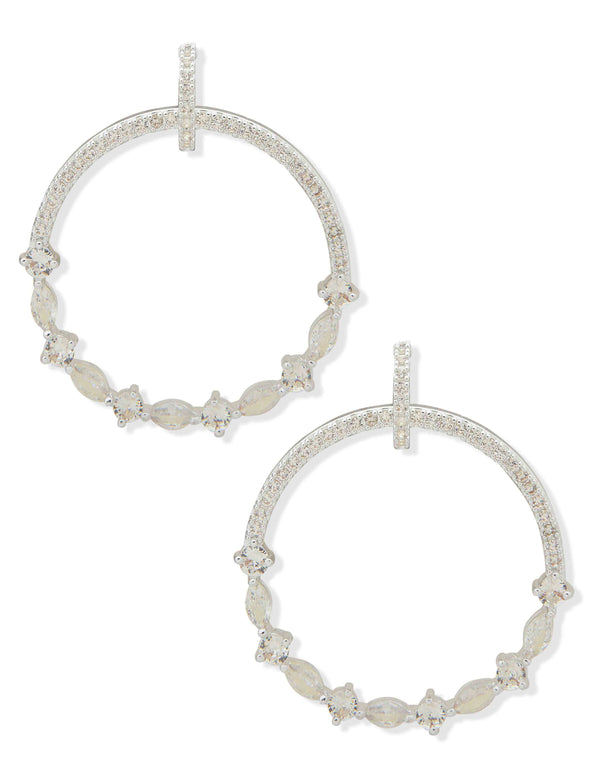 anne klein Drop Hoop Earring