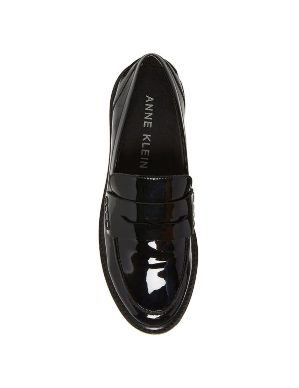 Anne Klein Emmylou Loafer Black Patent