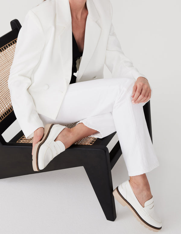 anne klein Emmylou Loafer White