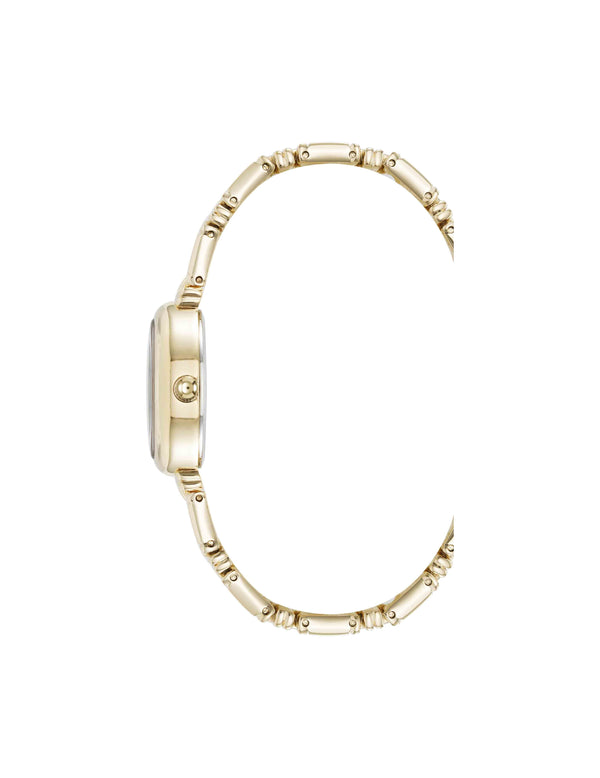 Anne Klein Enduring Oval Bracelet Watch Gold-Tone