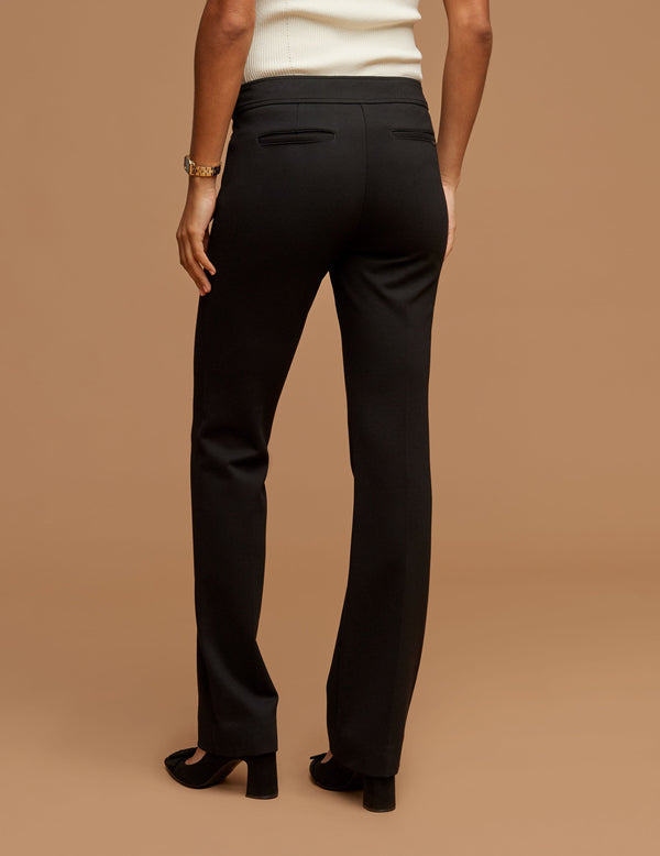 Anne Klein Flare Leg Compression Pant- Sale Black