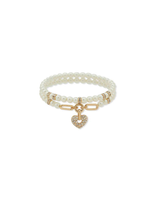 anne klein Heart Motif Bracelet