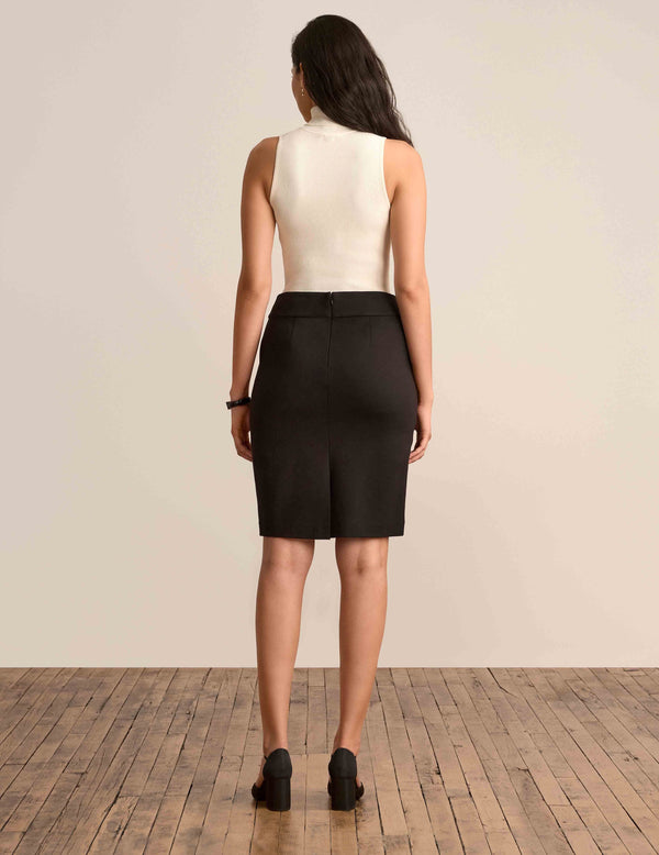 Anne Klein High Rise Skimmer Skirt Anne Black