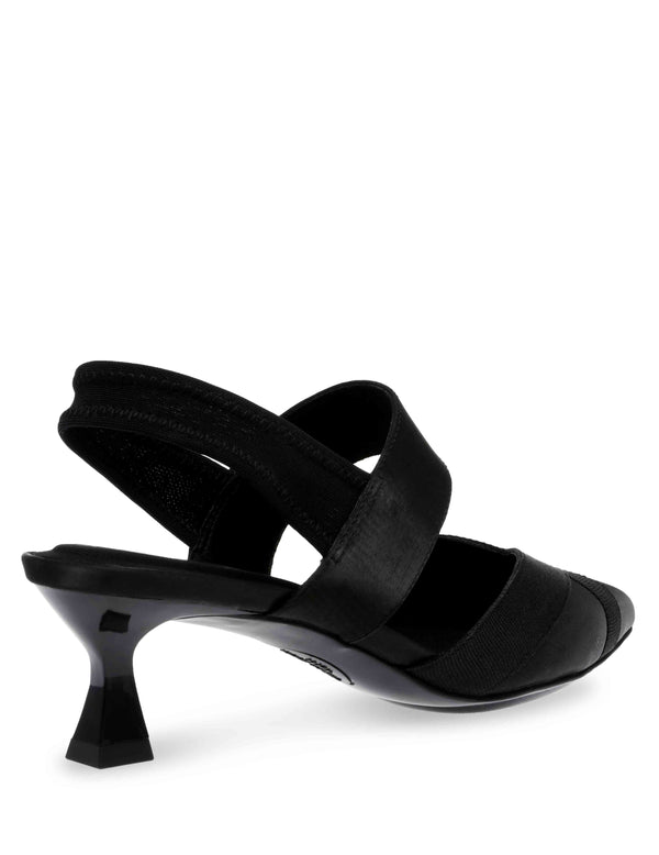 Anne Klein Islander Kitten Heel Black Fb