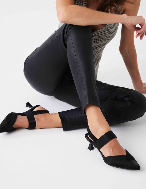 anne klein Islander Kitten Heel Black Fb