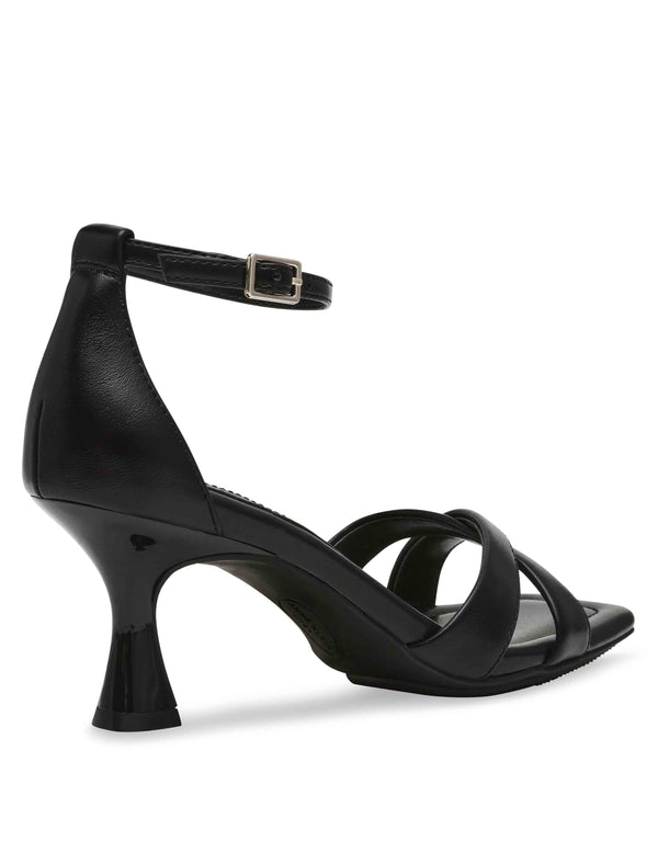 Anne Klein Joss Heeled-Sandal BLACK SMOOTH