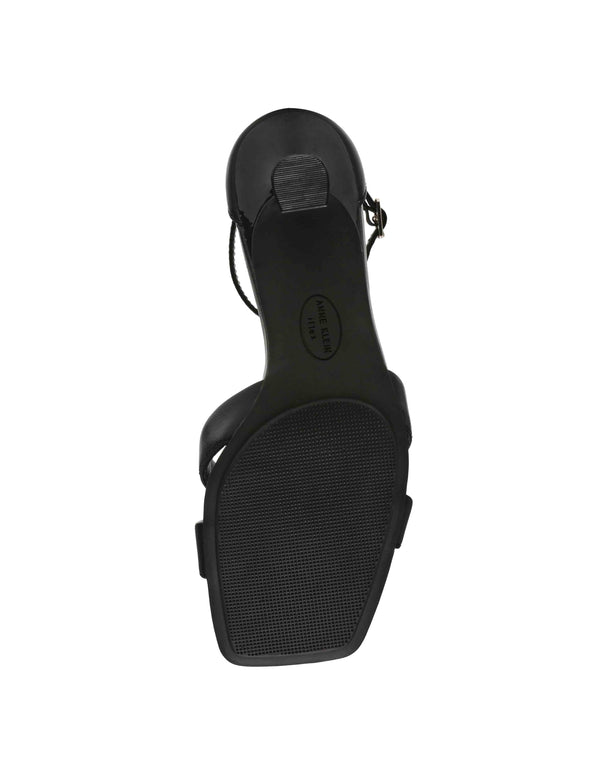 Anne Klein Joss Heeled-Sandal BLACK SMOOTH