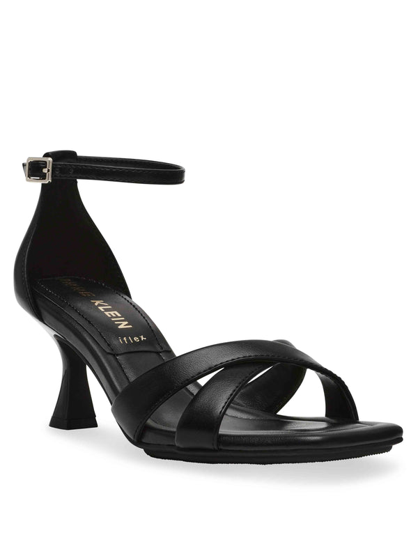 anne klein Joss Heeled-Sandal BLACK SMOOTH
