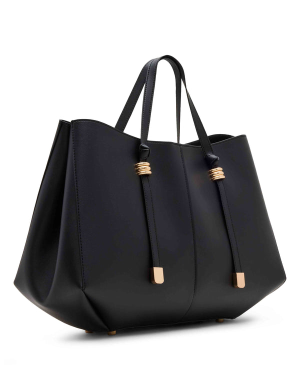 Anne Klein Large Tote With Convertible Strap Black