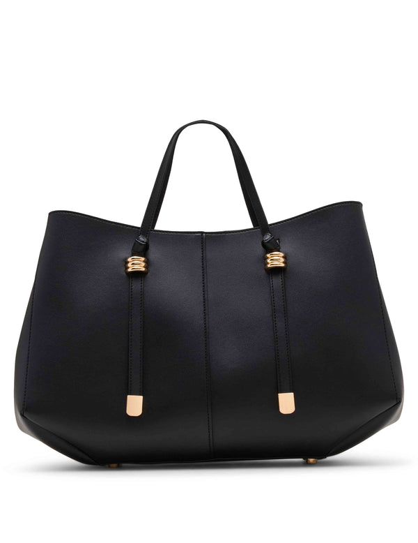 Anne Klein Large Tote With Convertible Strap Black