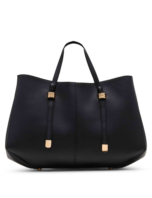 anne klein Large Tote with Convertible Strap Black