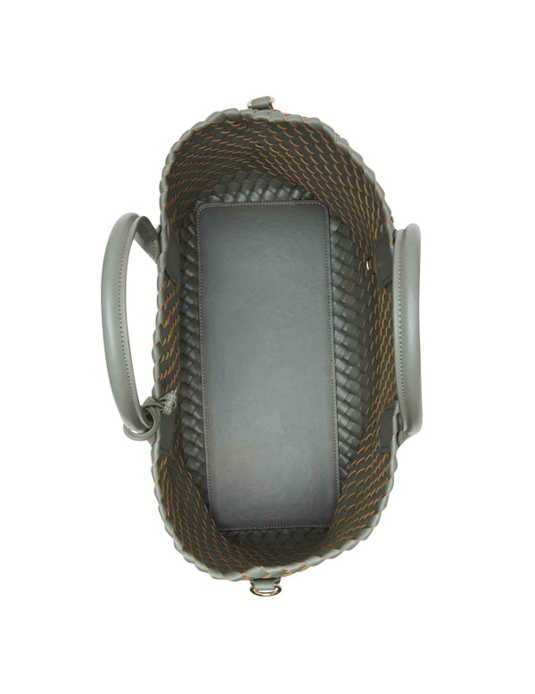 Anne Klein Large Woven Tote With Detachable Pouch