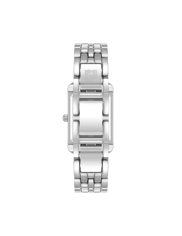 Anne Klein Legacy Diamond Dial Watch Silver-Tone