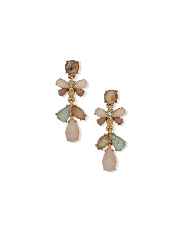 anne klein Linear Bee Motif Earring