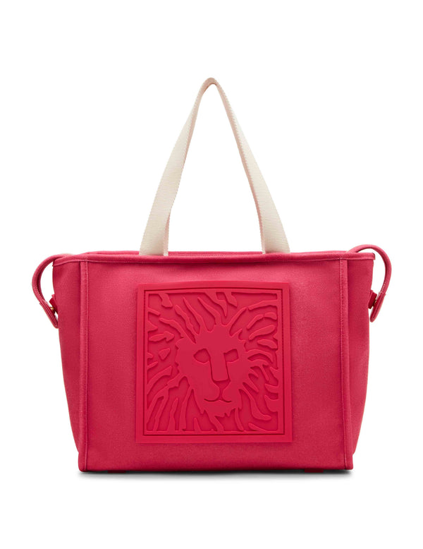 Anne Klein Lion Logo Canvas Tote