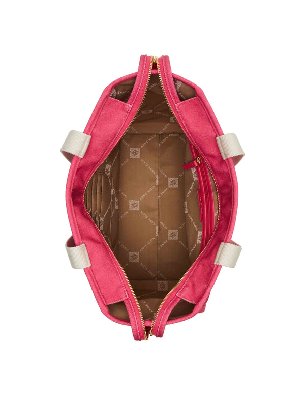 Anne Klein Lion Logo Canvas Tote