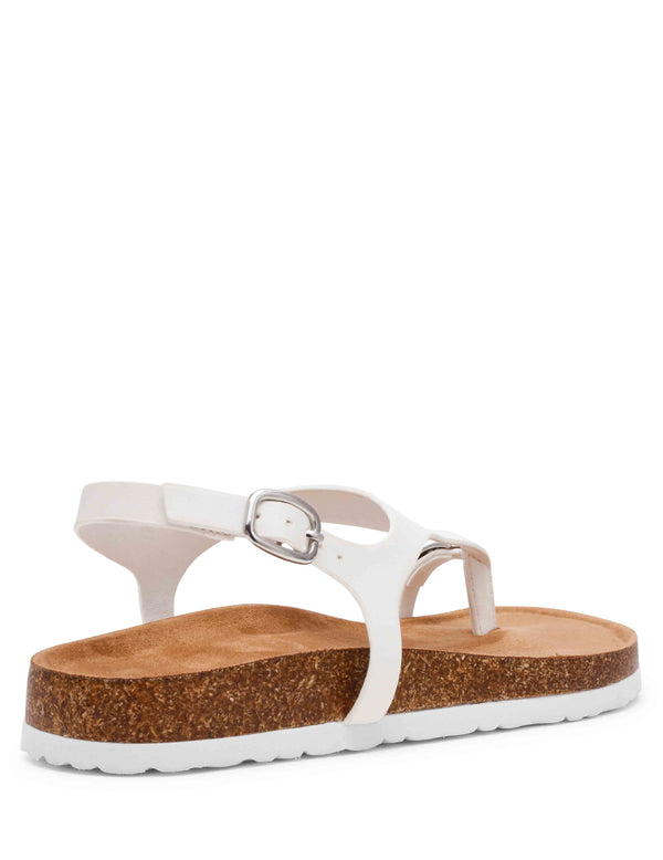 Anne Klein Lola Sandal White