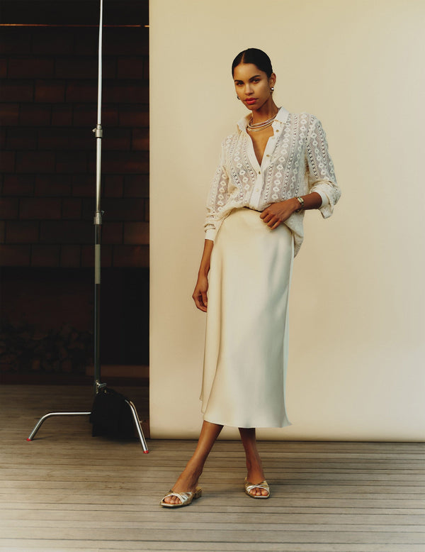 anne klein Long Sleeve Blouse Lt Dune