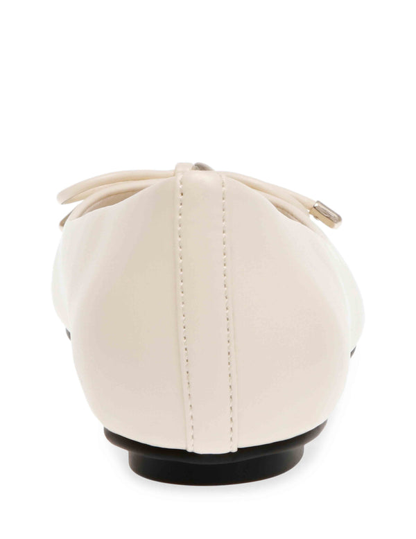 Anne Klein Luci Flat Off-White / Black