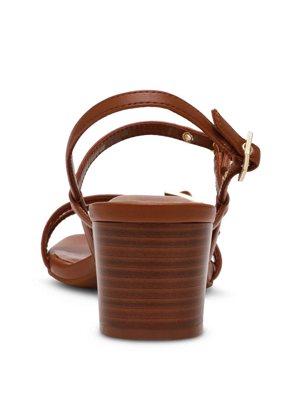 Anne Klein Mackenzie Block Heel BROWN