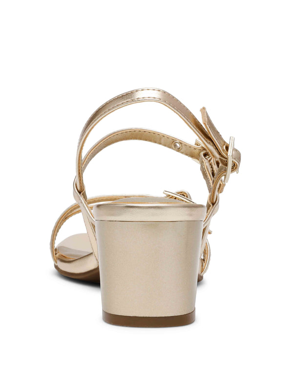 Anne Klein Mackenzie Block Heel LIGHT GOLD