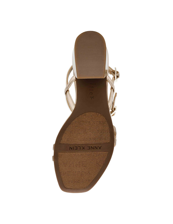 Anne Klein Mackenzie Block Heel LIGHT GOLD