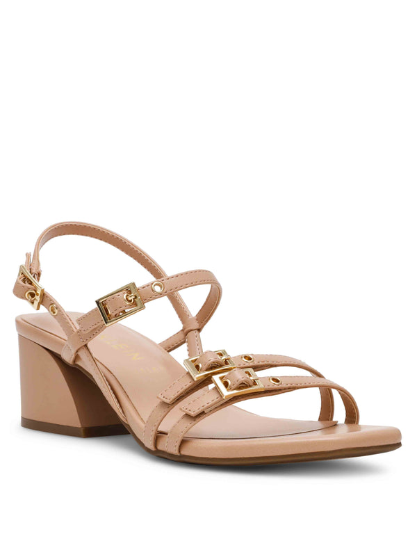 Anne Klein Mackenzie Block Heel TAN