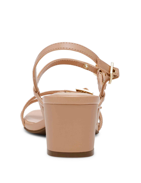 Anne Klein Mackenzie Block Heel TAN