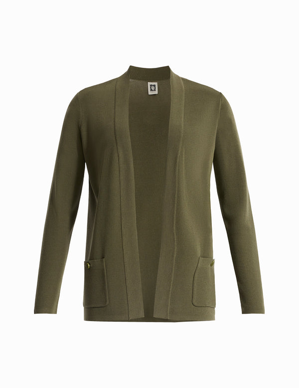 anne klein Malibu Cardigan Olive Palm