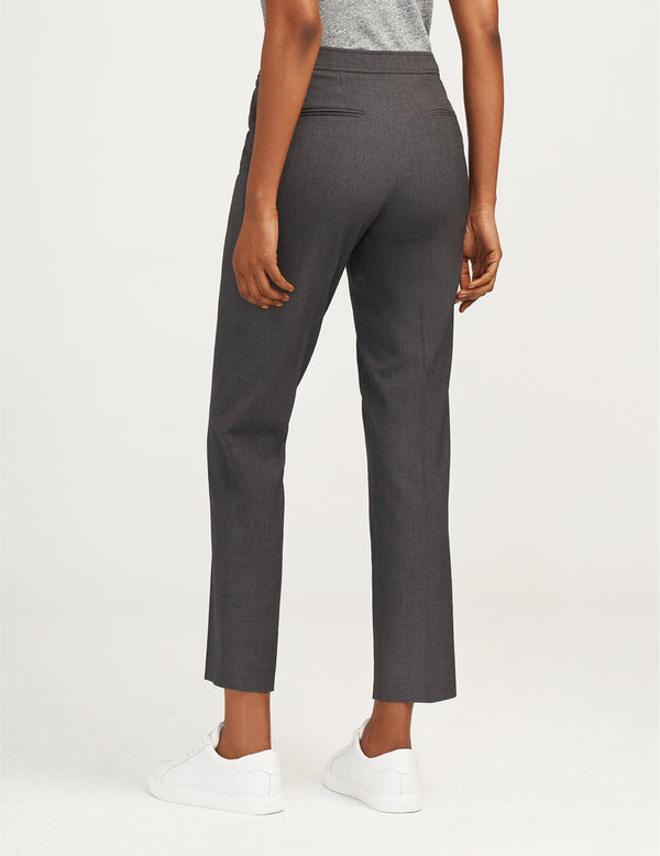 Anne Klein Melange Slim Leg Pant- Sale Zinc