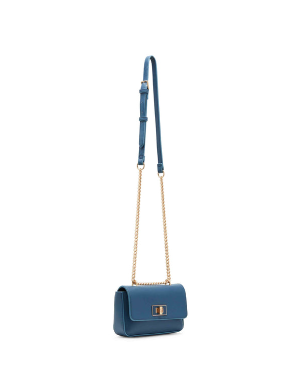 Anne Klein Mini Flap Bag Honest Indigo