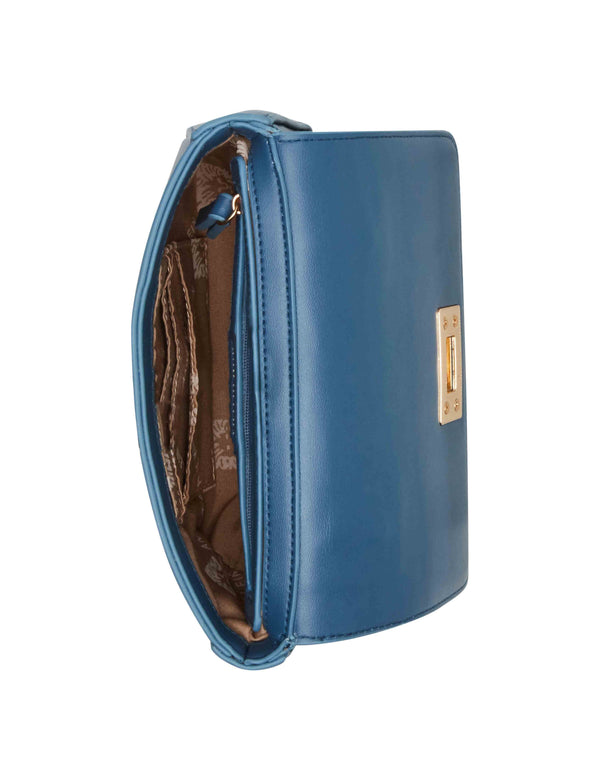 Anne Klein Mini Flap Bag Honest Indigo