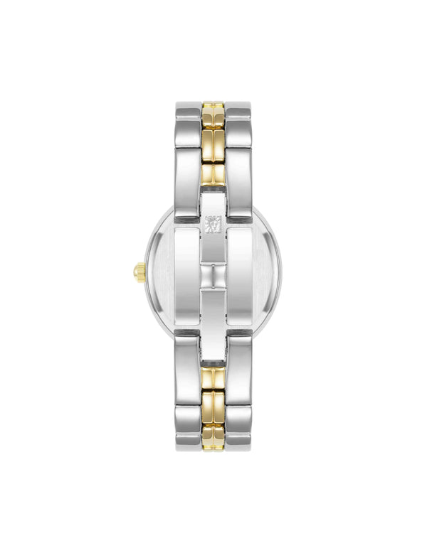 Anne Klein Minimalist Oval Case Watch Two-Tone