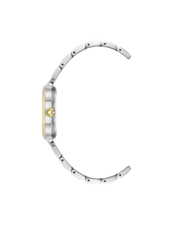 Anne Klein Minimalist Oval Case Watch Two-Tone
